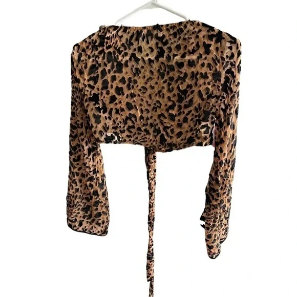 TIGER MIST Leopard Print Top Size XS - Picture 7 of 11